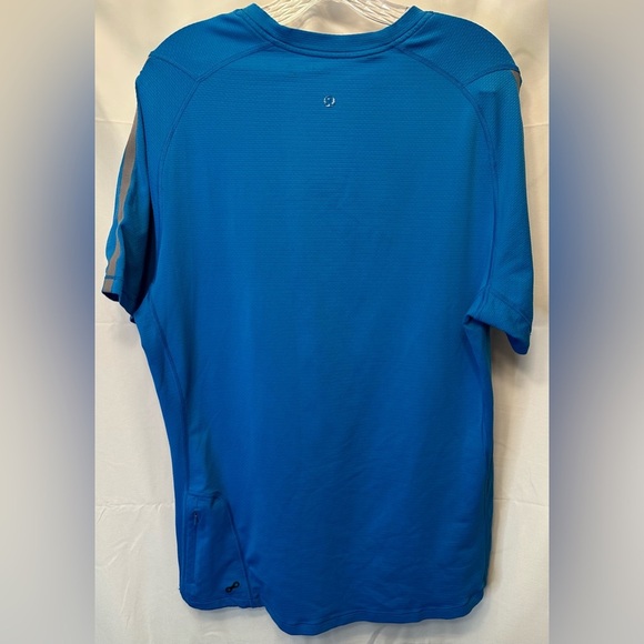 Lululemon Training Tech Short Sleeve Men’s Size Medium/Large Beaming Blue - Picture 4 of 8